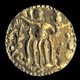 Sri Lanka: Gold Kahavanu coin, 'Sri Lanka Vibhu' or 'Fortunate Lord of Sri Lanka', c. 11th century CE
